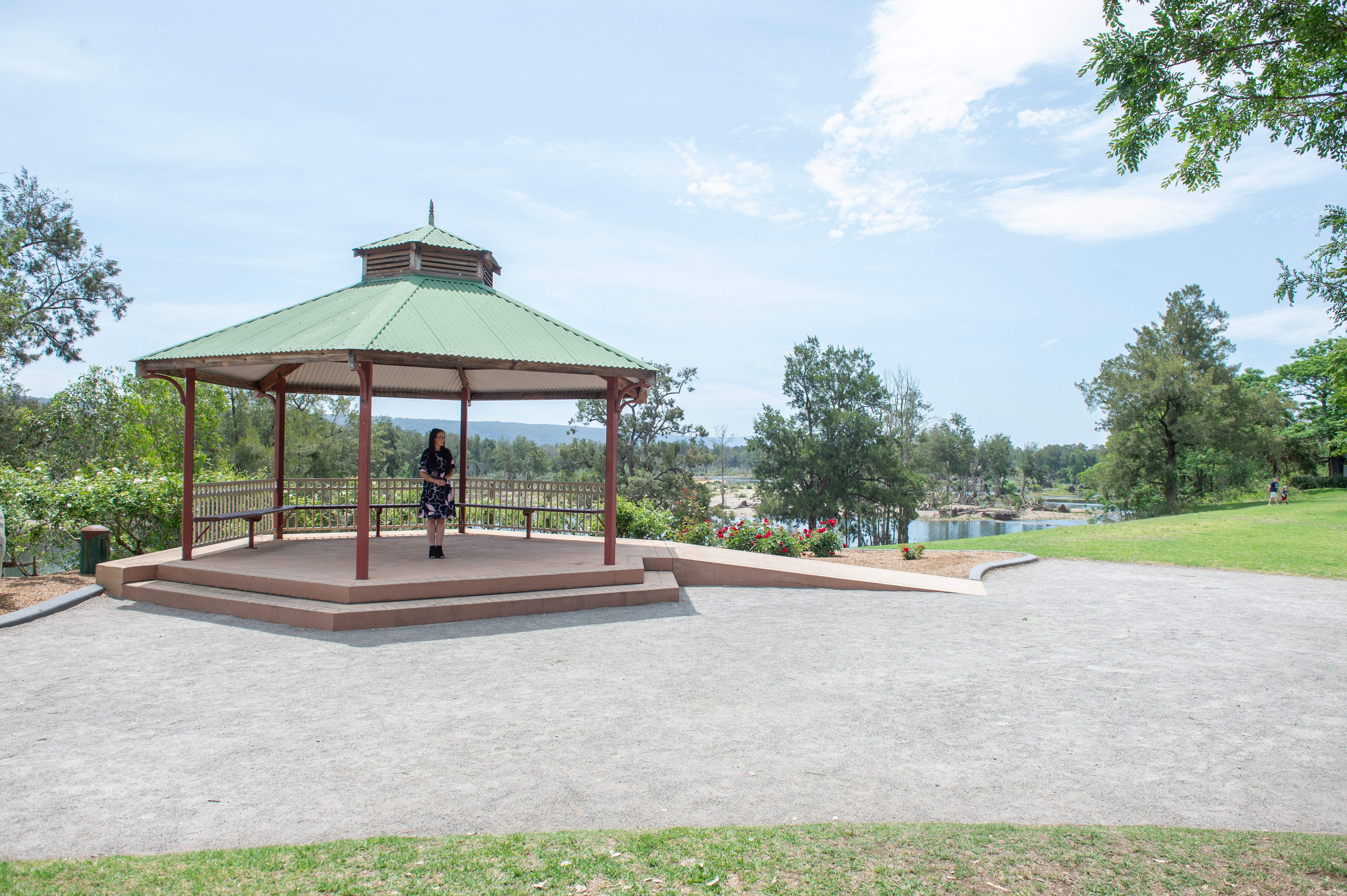 Gazebo at Weir Reserve, Nepean River, Penrith