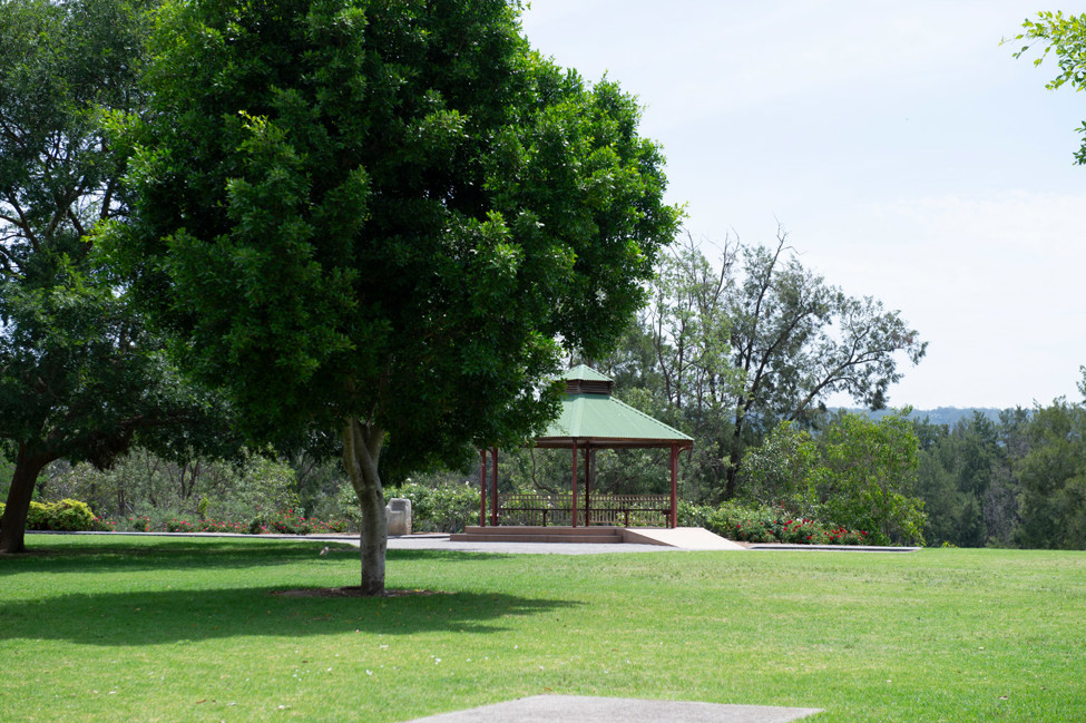 Gazebo at Weir Reserve, Nepean River, Penrith