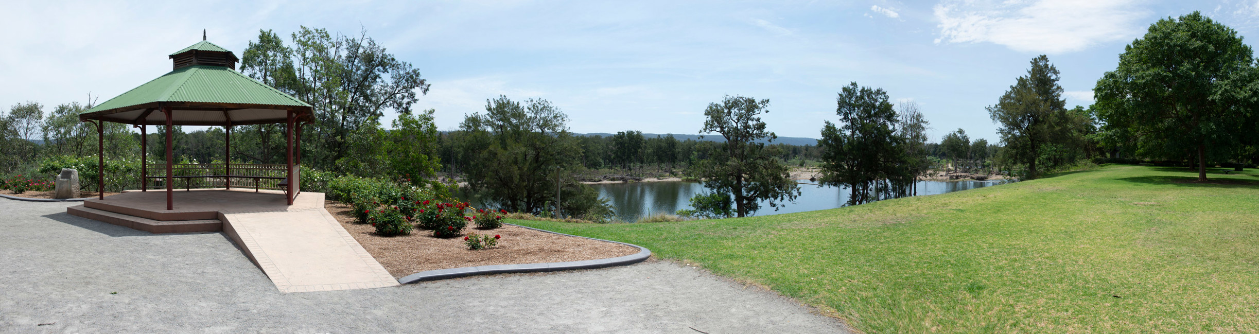 Gazebo at Weir Reserve, Nepean River, Penrith