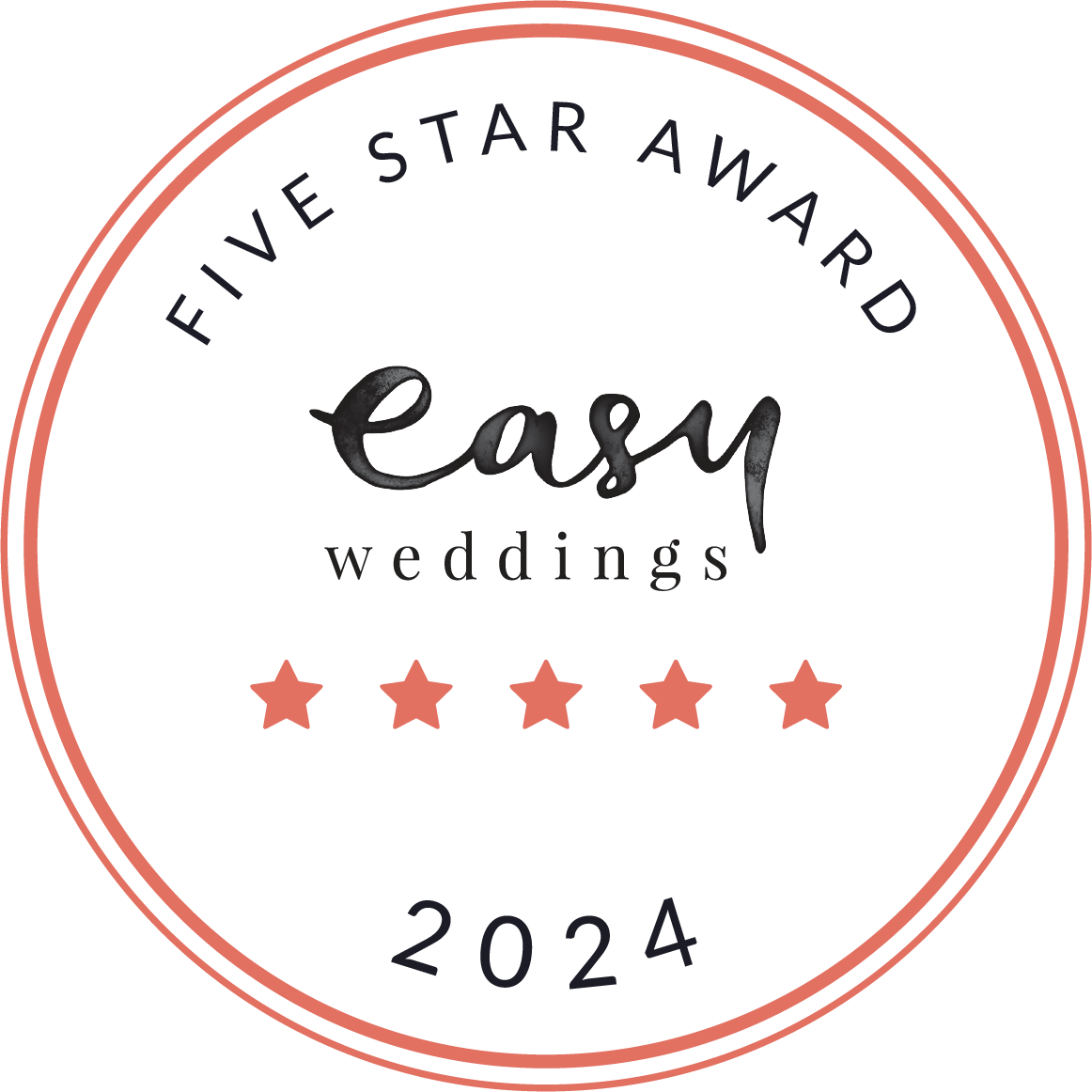 Easy Weddings - 5 star supplier